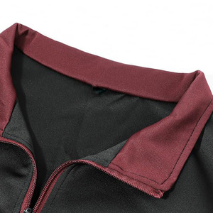 Ropa deportiva de alta calidad para hombre, chándal elegante de manga larga de Color sólido, diseño de conjuntos ligeros y transpirables para deportes de invierno - Product Image 4