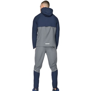 Survêtement coupe-vent pour hommes conçu sur mesure en gros avec veste à glissière ensemble de pantalons matériel léger pour le jogging de gymnastique 2026 - Product Image 4