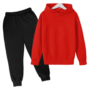 Conjuntos de ropa para niños Chándales personalizados para niños con manga larga Conjunto de chándales para niños de alta calidad 100% algodón - Product Image 2