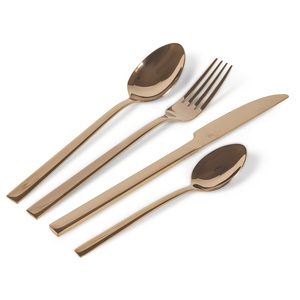Juego de cubiertos de acero inoxidable, utensilios de cocina como cuchara, tenedor y cuchillo, viene con alta tendencia, 4 piezas - Product Image 3