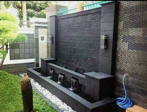 Fuente de pared de cara de león de mármol de lujo elegante para interiores o exteriores, Relieves de piedra en relieve para pared elegante, propósito decorativo - Product Image 5