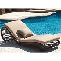 Application de relaxation en plein air pour piscine jardin extérieur chaise longue imperméable résistant aux UV OEM ODM Vietnam