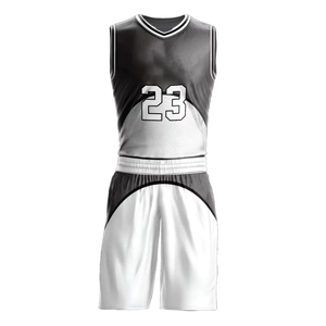 Ensemble de maillots de basket-ball personnalisables pour femmes, sans manches, impression sublimée, numéro d'équipe 23, uniforme en polyester anti-humidité - Product Image 2