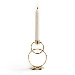 Bougeoir en métal vintage fait à la main avec une finition bronze rustique adapté aux cérémonies culturelles, maisons patrimoniales et festivals - Product Image 2