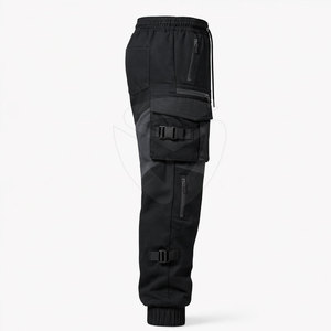 กางเกงคาร์โก้ผู้ชายสไตล์ลำลอง กระเป๋าใช้งานได้จริง เนื้อผ้านุ่มสบาย เหมาะสำหรับแฟชั่นลำลอง กิจกรรมกลางแจ้ง และการเดินทาง - Product Image 3