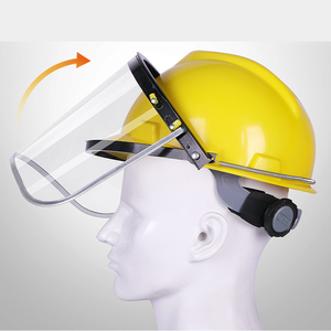 Escudo facial completo industrial más vendido con adaptador de <span class=keywords><strong>casco</strong></span>, fácil fijación y extracción del <span class=keywords><strong>casco</strong></span> - Product Image 4