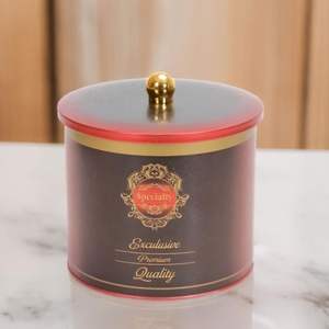 กระป๋องโลหะ3.5L สีแดงแบบพิเศษพร้อมที่จับ175x155มม. 175x155มม. และภาชนะบรรจุอาหาร - Product Image 5