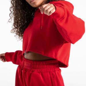 Women Streetwear Autumn/Winter 2026 Hot Selling Printed <b>Fleece</b> <b>Hoodie</b> Set with Front Logo Polyester/Cotton Material - Product Image 1