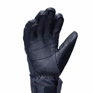 Guantes de esquí de cuero genuino para hombre Guantes suaves de conducción de invierno con equipo de esquí real de moda - Product Image 5