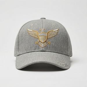 Gorra de Béisbol de Alta Calidad, 100% Algodón, 6 Paneles, Bordado 3D, Dos Tonos, Unisex, Personalizable, Ajustable, Transpirable, Colores Comunes Personalizados - Product Image 1