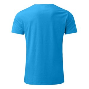 Camiseta de Manga Corta para Hombre, Cuello Redondo, Algodón Suave, con Logotipo Personalizado OEM y Serigrafía - Product Image 4