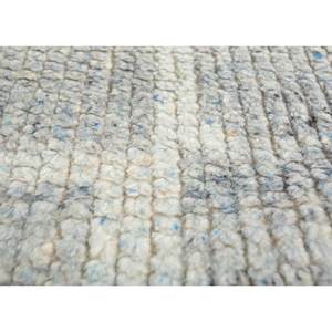 Alfombra de Lana Tejida a Mano Manifest, Gris y Negra, con Patrón Geométrico y Abstracto, para Entrada del Hogar, Rectangular, 9x12, Modelo Skwl-373 - Product Image 3