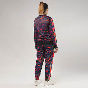 Survêtement lourd en molleton de coton pour femmes personnalisé Ensemble pantalon de survêtement à capuche zippé de haute qualité pour l'hiver - Product Image 4