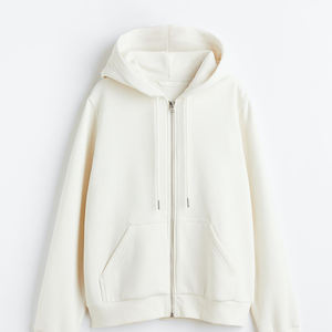 Sudaderas con capucha de mujer de algodón 100% de alta calidad al mejor precio estilo de invierno con cremallera y cuello con capucha - Product Image 4