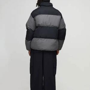 Chaqueta de Invierno con Cremallera y Capucha, Estilo Denim, Ecológica, con Logotipo Personalizable, para Hombre, Tendencia en Ropa Deportiva y Urbana, OEM - Product Image 5