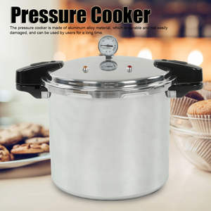 Olla a Presión de Aluminio Ecológica de Gran Capacidad (23L), Cuerpo Reforzado para Cocina Casera y Hotelera - Product Image 1