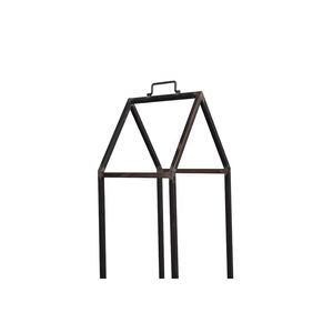 Soporte decorativo para leña con forma de casa, soporte para almacenamiento y el jardín en el hogar, accesorios para chimenea interior y exterior - Product Image 2