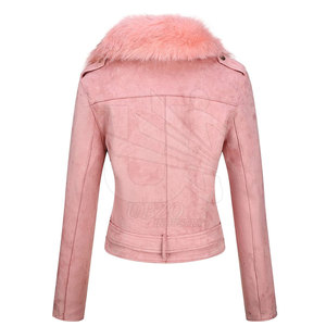 แจ็กเก็ตหนังสำหรับผู้หญิงแจ็กเก็ตหนังลำลองออกแบบได้ตามต้องการ - Product Image 2