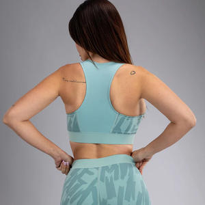 Sujetador deportivo personalizado para mujer con estampado de grafiti | Activewear OEM Etiqueta Privada - Product Image 3