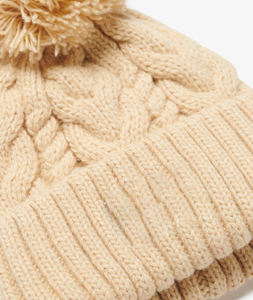 Vente en gros d'échantillons rapides, conception personnalisée, bonnets d'hiver en acrylique 100%, bonnets d'hiver tricotés, logo personnalisé, bonnet jacquard - Product Image 2