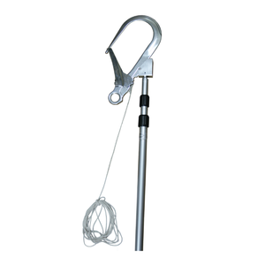 YAA015 NAL HON Crochet d'ancre de poteau en alliage d'aluminium Capacité de charge 12kN certifiée EN795 - Product Image 1