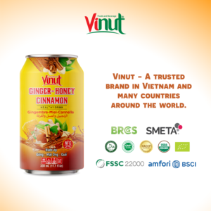330ml NFC Gingembre Miel Cannelle Boisson de Jus Sain Échantillon Gratuit, Prêt à Expédier Fabriqué au Vietnam Usine (OEM, ODM) - Product Image 6