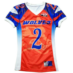 Venta al por mayor de alta calidad de los hombres del equipo de fútbol americano Jersey personalizado sublimado jugadores uniformes transpirable ropa de fútbol americano - Product Image 2