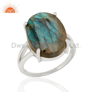 Designer 925 Sterling Silver <b>Ring</b> Labradorite Gemstone <b>Ring</b> <b>Indian</b> Jewelry Manufacturer Supplier - Product Image 3