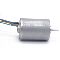 Motor DC tanpa sikat Mini 28MM, Driver tanam 24V kecepatan tinggi RPM BLDC tahan lama