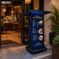 Pupitre numérique intelligent LED IP65 P1.5/P2/P2.5 haute définition avec blocage de la lumière bleue pour conférences et présentations SDK