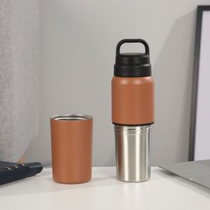 Custom 2 in 1 304 Stainless Steel 550ML Outdoor Portable Sports Water Cup Business Office Gift Cup - Product Image 3