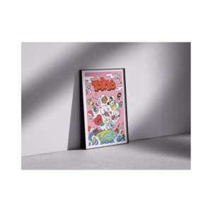 Póster de Viaje Mundial de Estilo Moderno BT21 Hecho de Papel Resistente para Decoración de Paredes - Product Image 4