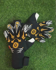 Gants de gardien de but de football professionnels personnalisés, respirants, antidérapants, thermiquement isolés, extensibles et avec protection des doigts - Product Image 2