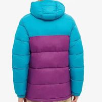 Chaqueta Acolchada Reversible a Cuadros para Hombre, Talla Grande, de Invierno, con Cierre de Cremallera, Impermeable, con Diseño a Rayas