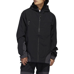 Veste coupe-vent Manteaux imperméables d'automne pour hommes Veste d'extérieur détachable à capuche zippée - Product Image 4