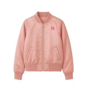 Veste de baseball personnalisable en satin brillant pour femmes Blouson bombardier léger de style de rue pour vêtements décontractés et de sport - Product Image 1