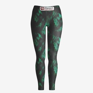 Custom Printed Women High Waist Yoga Leggings Casual <b>Concealment</b> Features Side Pockets - Product Image 1
