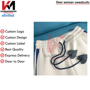 Survêtements 2 pièces décontractés pour femmes printemps automne avec fermeture éclair sweats à col montant tenues de mode vêtements de sport coupe ample - Product Image 2