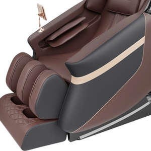 เก้าอี้นวดเทคโนโลยี4D ทันสมัยสำหรับดูแลสุขภาพเก้าอี้นวดหนัง PU ใช้นวดแบบไร้แรงโน้มถ่วงทั้งตัว - Product Image 3