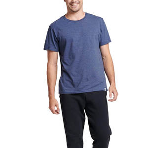 T-shirts en coton uni avec logo personnalisé OEM pour hommes T-shirt décontracté Streetwear de haute qualité fournisseur et fabricant - Product Image 1