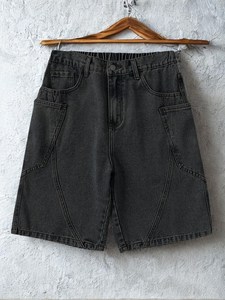 Vintage S Taille Denim Shorts Jeanagers Autre Artisanat Jeans Pantalon Court - Product Image 2