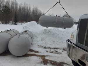 Tanque de almacenamiento de gas, precio de fábrica de acero al carbono usado, tanque de propano de 500/1000 galones para uso doméstico a la venta - Product Image 2