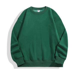 Alta calidad 500gsm algodón pesado de gran tamaño gota hombro Unisex personalizado sudadera en blanco - Product Image 5