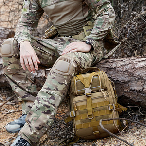 MASAWEI Tactical Backpack 36-56L Waterproof Outdoor Hiking Bag With Air Cushion Shoulder <b>Strap</b> And MOLLE System - Product Image 4