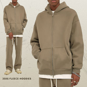 Meilleur design Costumes de jogging d'hiver pour hommes Survêtement professionnel respirant personnalisé de haute qualité Survêtement à capuche Nouvelle taille Plus - Product Image 5