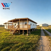 Maison conteneur extensible de 20 pieds, 2 chambres, préfabriquée, mobile, pour logement de gestionnaire de ferme et de travailleurs