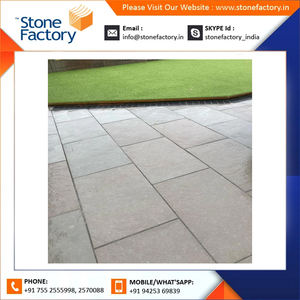 Paquete de azulejos de patio de piedra caliza gris ceniza de todos los tamaños personalizados Características de estilo moderno Superficie flameada dividida Precio de mercado competitivo - Product Image 5