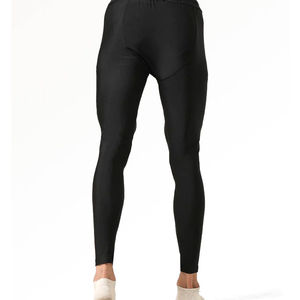 Taille haute hommes Leggings entièrement personnalisable respirant Fitness porter séchage rapide entraînement tricoté tissage en gros - Product Image 3