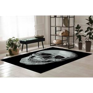 Alfombra con Estampado de Calavera - Diseño Único para Cuarto de Hombre, Oficina, Cocina, Alfombra Delgada No Tejida - Product Image 4