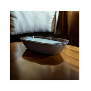 ถาดไม้ใส่แป้งสำหรับใส่เทียนทรงสี่เหลี่ยมสำหรับเทียนหอมรูปทรงกลมเป็นมิตรกับสิ่งแวดล้อม - Product Image 6